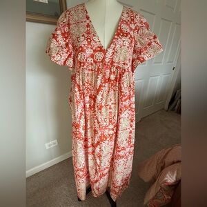 MAEVE Flutter Sleeve Dress